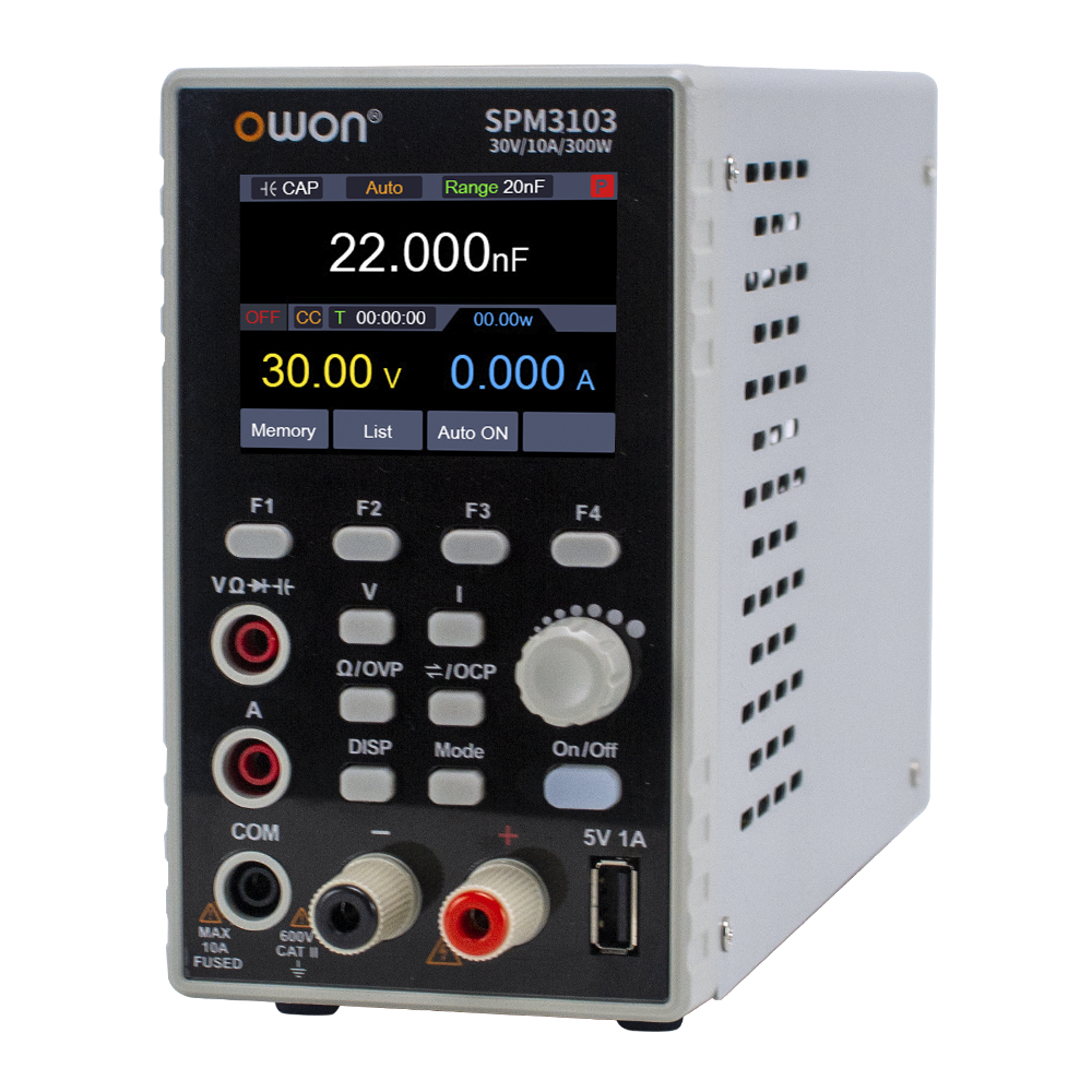 Owon SPM6053 300W 60V/5A Tek Kanal Multimetre Özellikli DC Güç Kaynağı