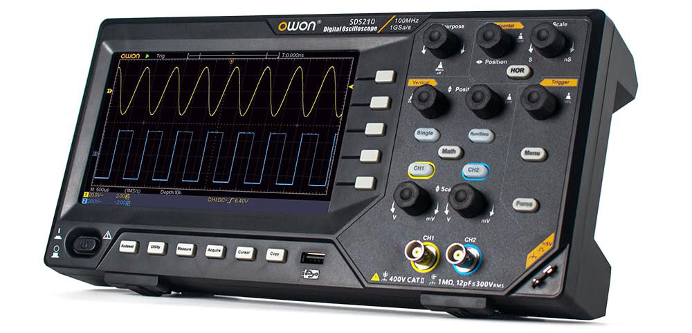 Owon SDS210 100 MHz 2 Kanal 1GS/s Dijital Osiloskop