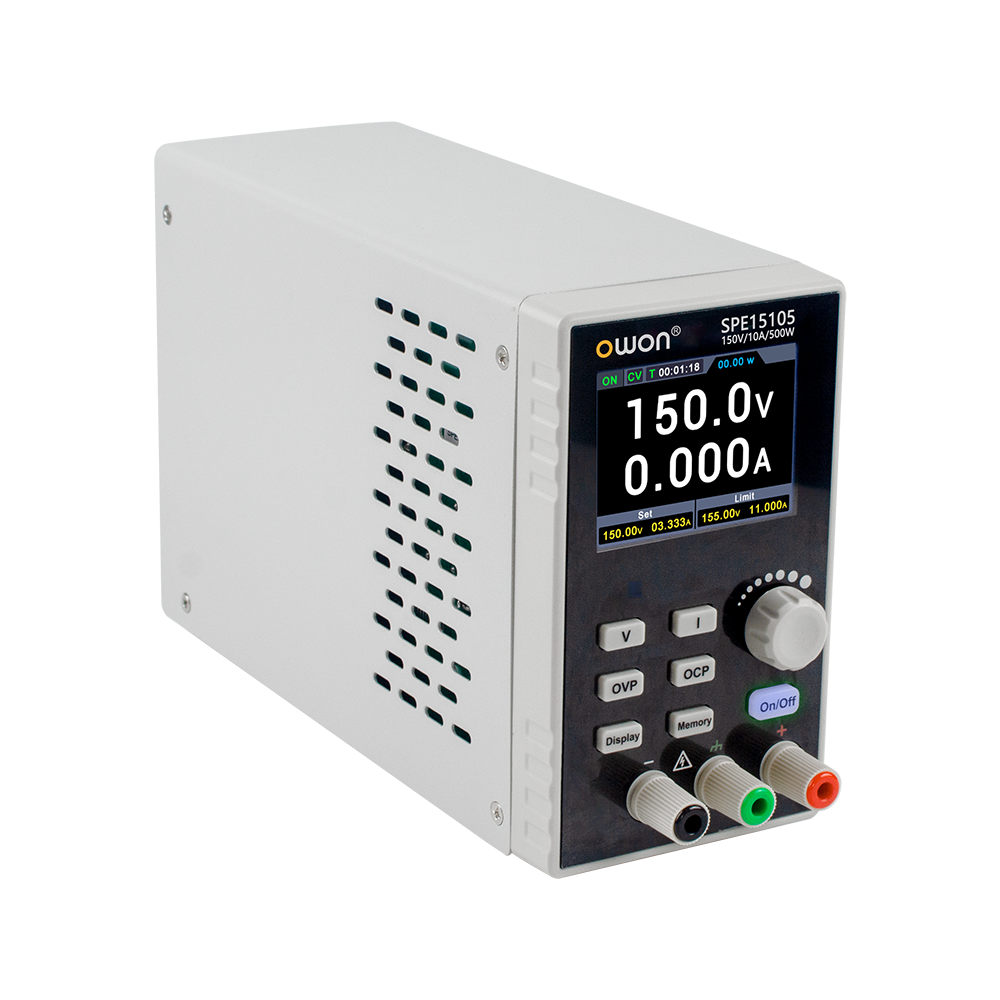 Owon SPE15105 500W 150V/10A Tek Kanal Yüksek Voltaj DC Güç Kaynağı