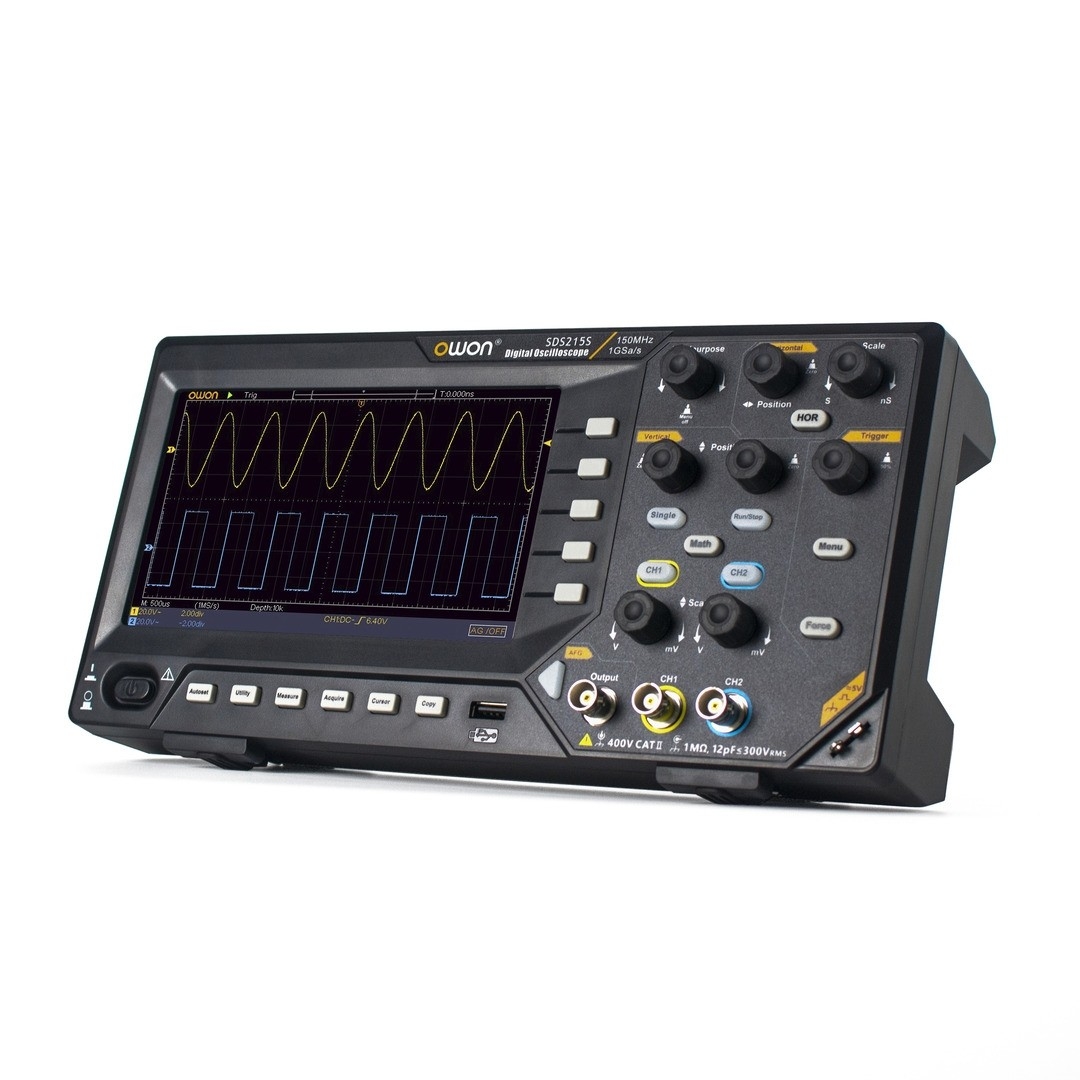 Owon SDS215S 150 MHz 2 Kanal 1GS/s Sinyal Jeneratörlü Dijital Osiloskop