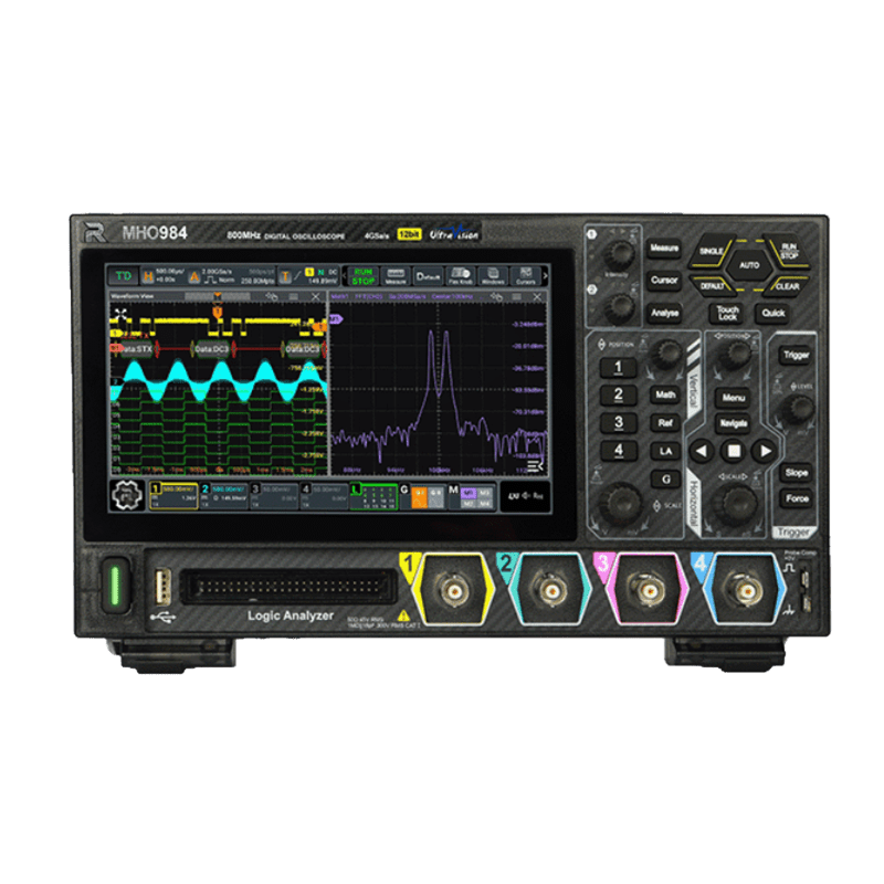 Rigol MHO934 350 MHz 4 Kanal 4GSa/s 12 Bit Dahili Sinyal Kaynağı Özellikli Dijital Osiloskop
