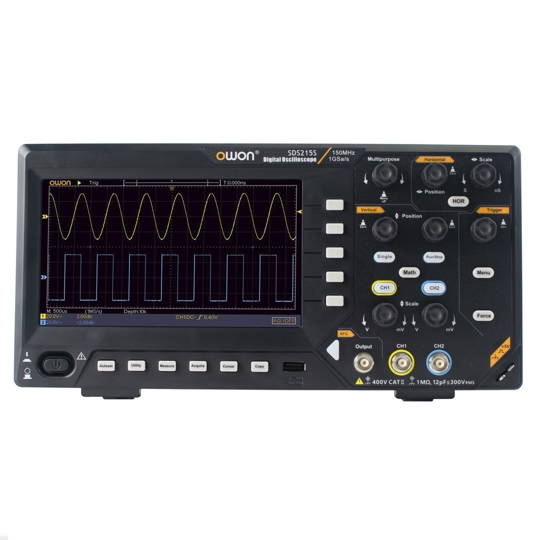 Owon SDS215S 150 MHz 2 Kanal 1GS/s Sinyal Jeneratörlü Dijital Osiloskop