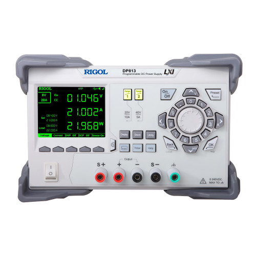 Rigol DP813 200W Tek Çıkışlı (+8 V/20 A, +20 V/10 A) Programlanabilir DC Güç Kaynağı
