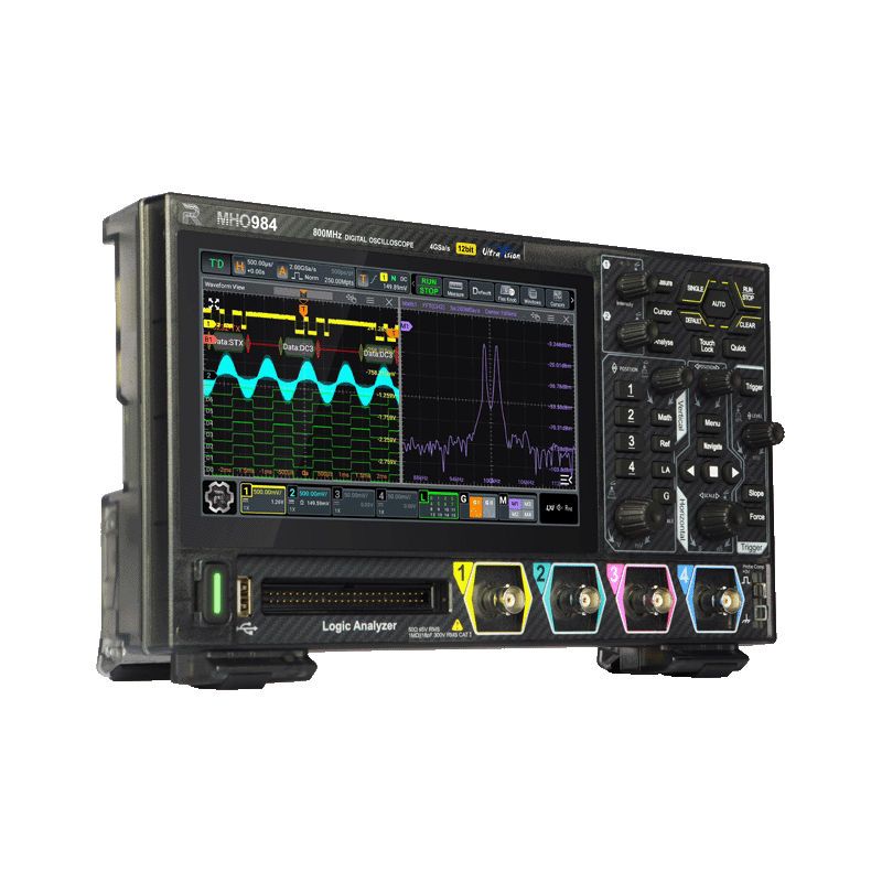 Rigol MHO934 350 MHz 4 Kanal 4GSa/s 12 Bit Dahili Sinyal Kaynağı Özellikli Dijital Osiloskop