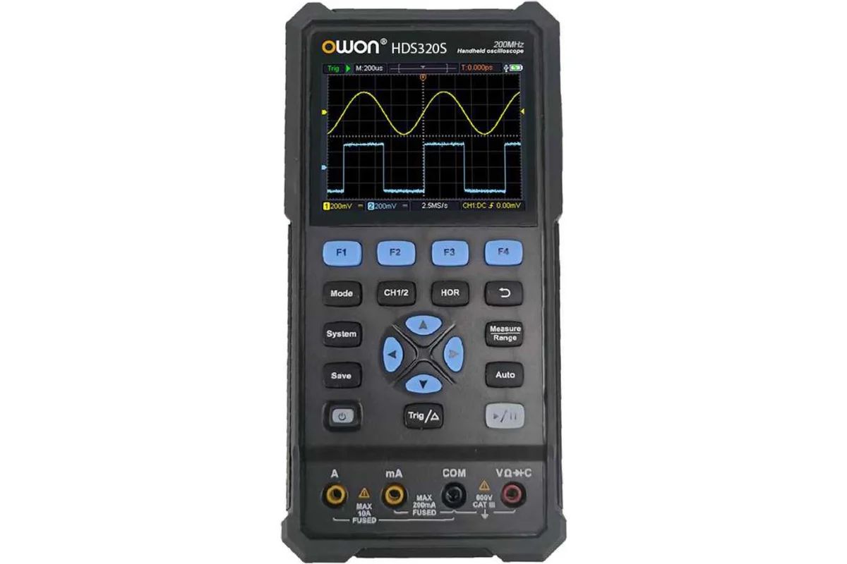 Owon HDS320S 200 MHz 2+1 Kanal 1GSa/s El Tipi Dijital Osiloskop