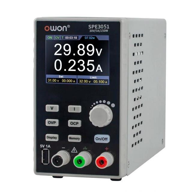 Owon SPE3051 150W 30V-5A Tek Kanal DC Güç Kaynağı