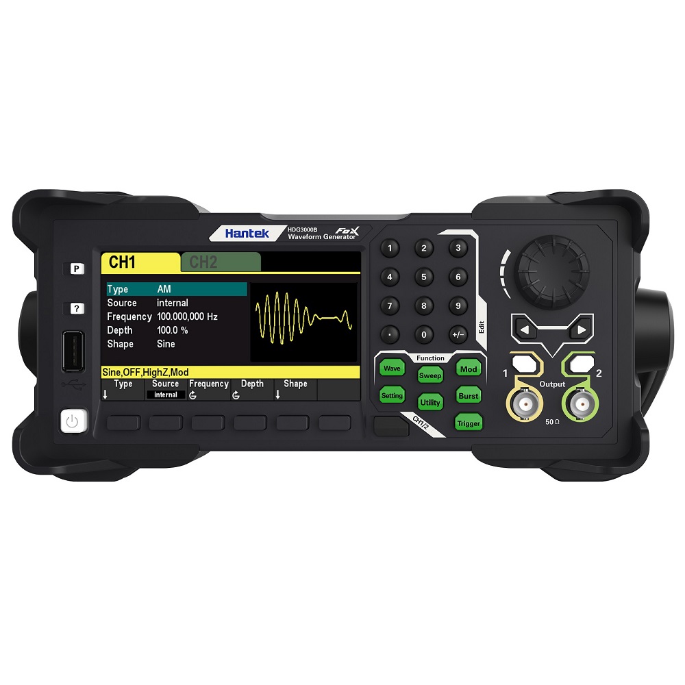 Hantek HDG3102B 100MHz 2 Kanal 250MSa/s Arbitrary Waveform Jeneratör