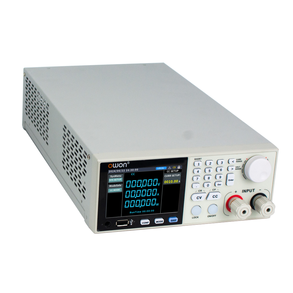 Owon OEL8512B 400W 0.01A/ms 0-300V/40A DC Elektronik Yük