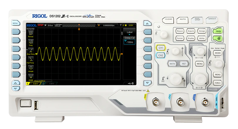 Rigol DS1202Z-E 200MHz 2 Kanallı 1GS/s Dijital Osiloskop