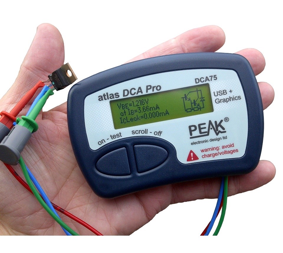 Peak Electronic DCA75 - Atlas DCA Pro Advanced Semiconductor Analyser - Curve Tracer