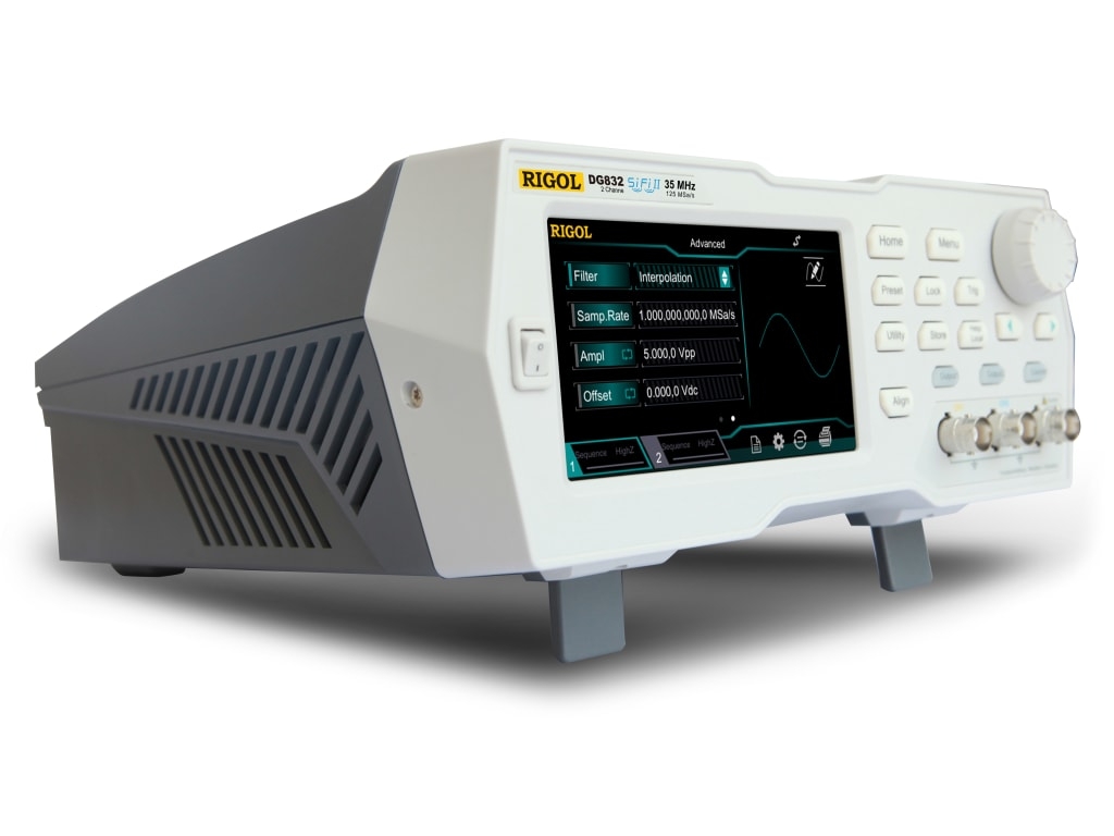 Rigol DG812 / 10MHz 2 Kanallı 16bit Fonksiyon - Keyfi Dalgaformu Sinyal Jeneratörü