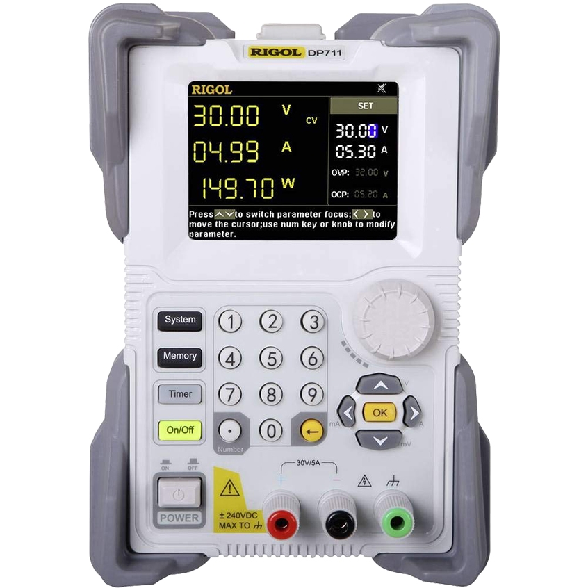 Rigol DP711 150W 30V 5A Tek çıkışlı Programlanabilir DC Güç Kaynağı