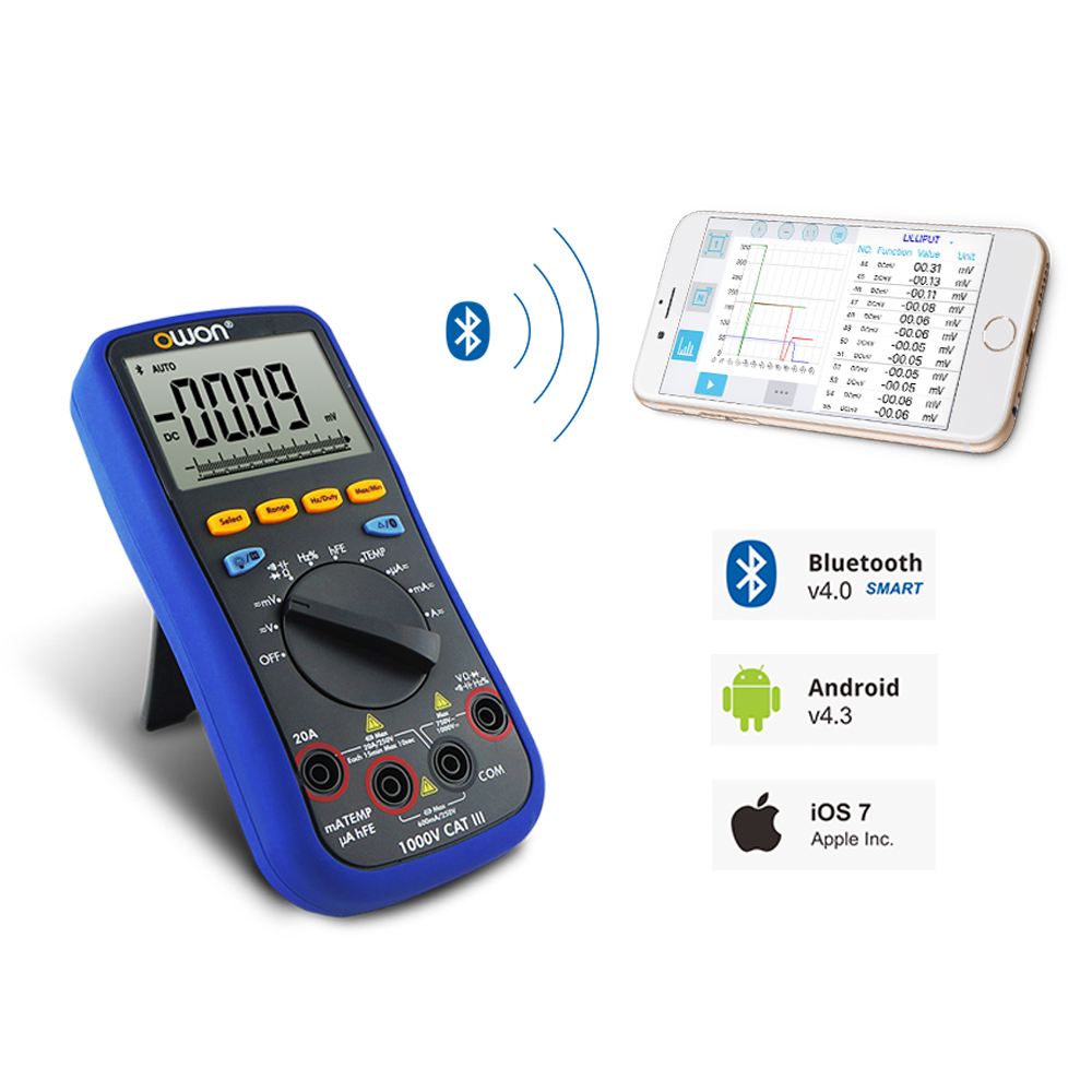 Owon B35T+ 3 5/6 Bluetooth Özellikli El Tipi Dijital Multimetre