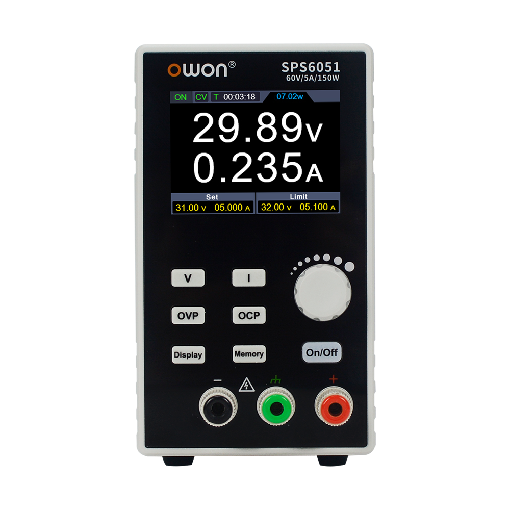 Owon SPS6051 150W 60V-5A Fansız Tek Kanal Programlanabilir DC Güç Kaynağı