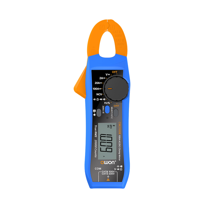 Owon CM2100B 600V 100A AC/DC Clamp Metre