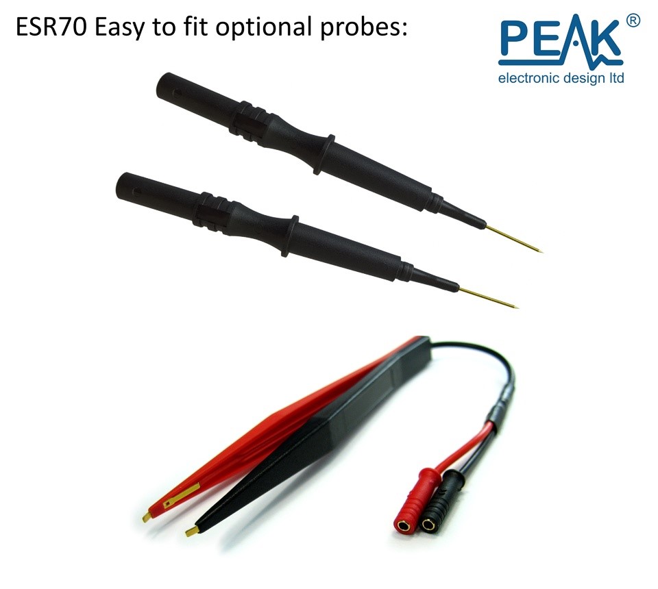 Peak Electronic ESR70 - Atlas ESR PLUS - Resistance Meter / Direnç - Kapasitans Ölçer