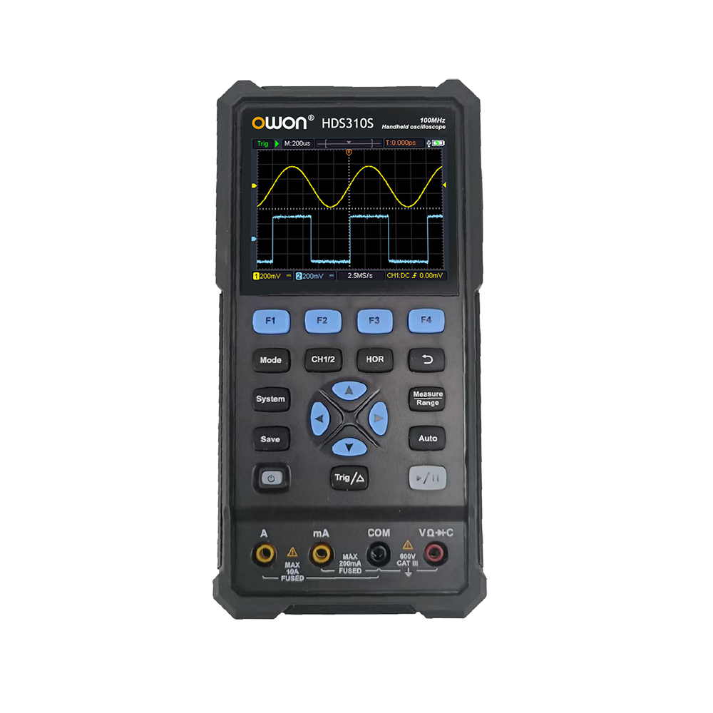 Owon HDS310S 100 MHz 2+1 Kanal 500MSa/s El Tipi Dijital Osiloskop