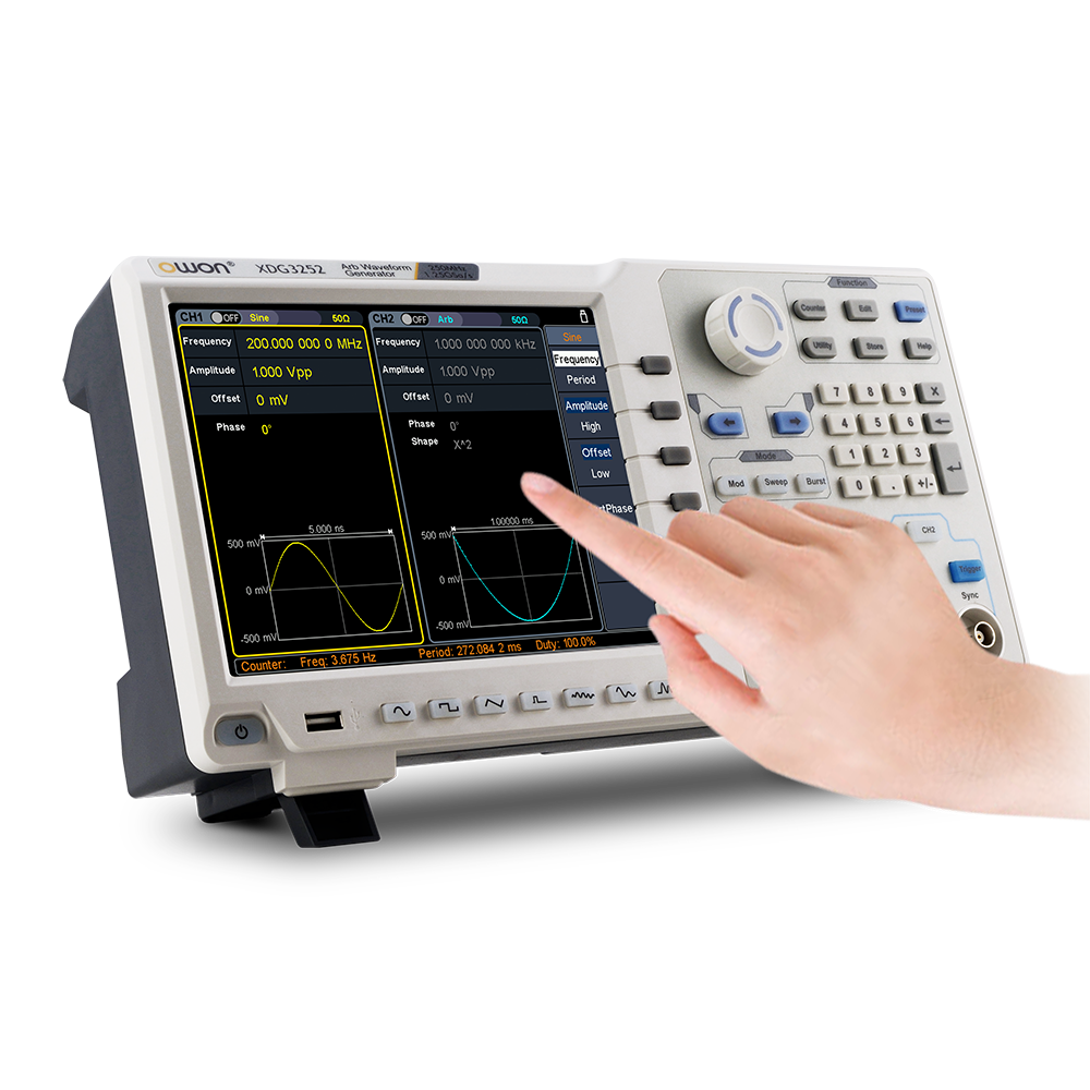Owon XDG3102 100MHz 2 Kanal 1.25GSa/s Arbitrary Waveform Jeneratör