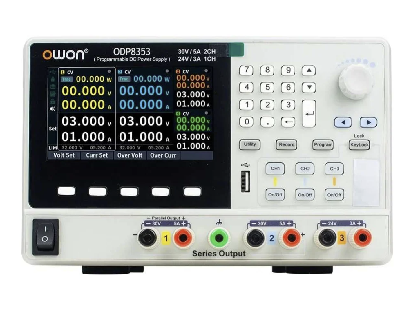 Owon ODP8353 204W 3 Kanal Programlanabilir DC Güç Kaynağı