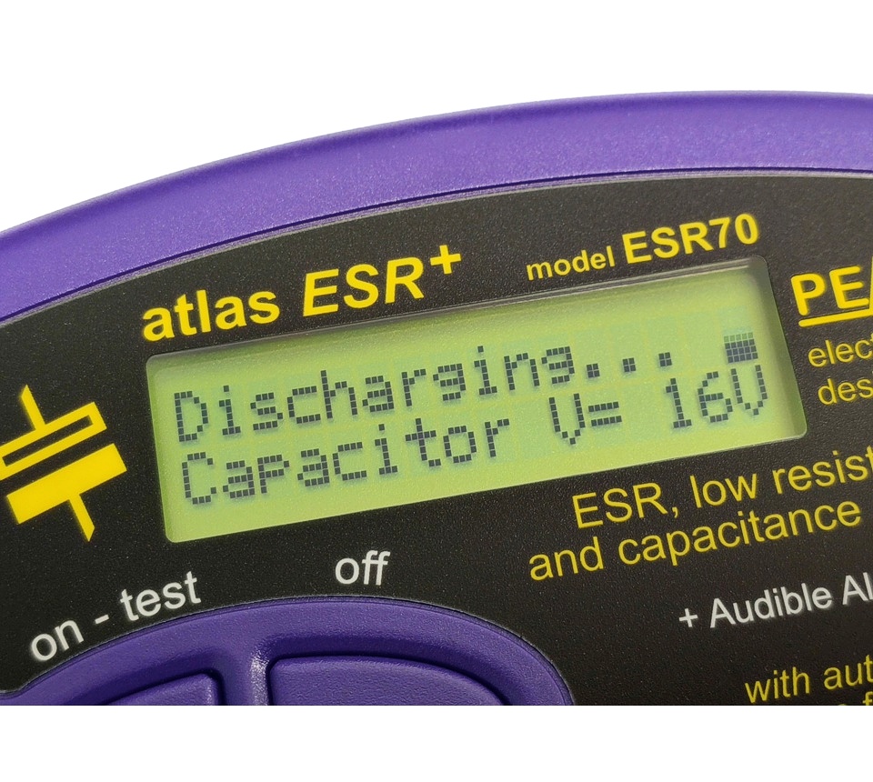 Peak Electronic ESR70 - Atlas ESR PLUS - Resistance Meter / Direnç - Kapasitans Ölçer