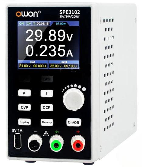 Owon SPE3102 200W 30V-10A Tek Kanal DC Güç Kaynağı