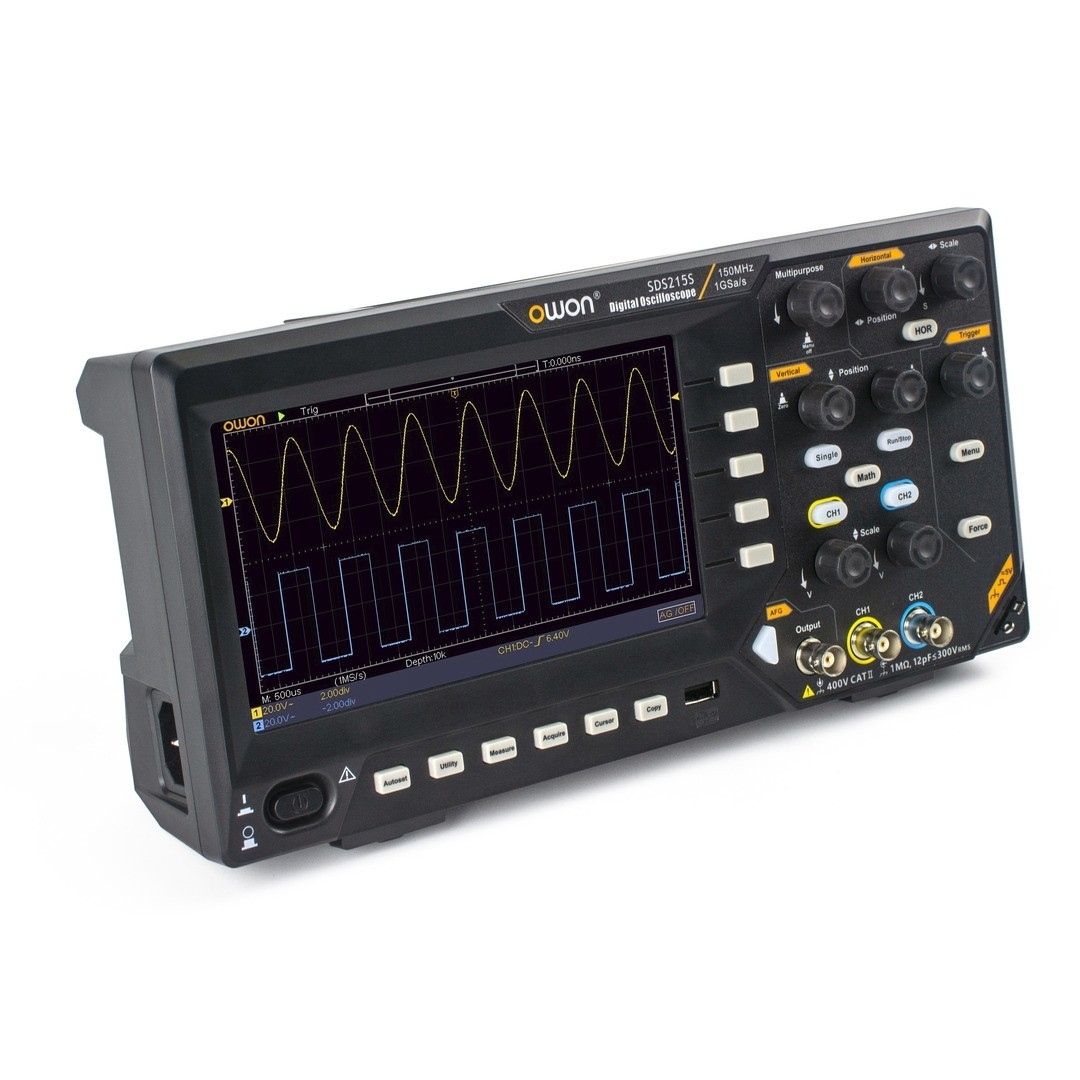 Owon SDS215S 150 MHz 2 Kanal 1GS/s Sinyal Jeneratörlü Dijital Osiloskop