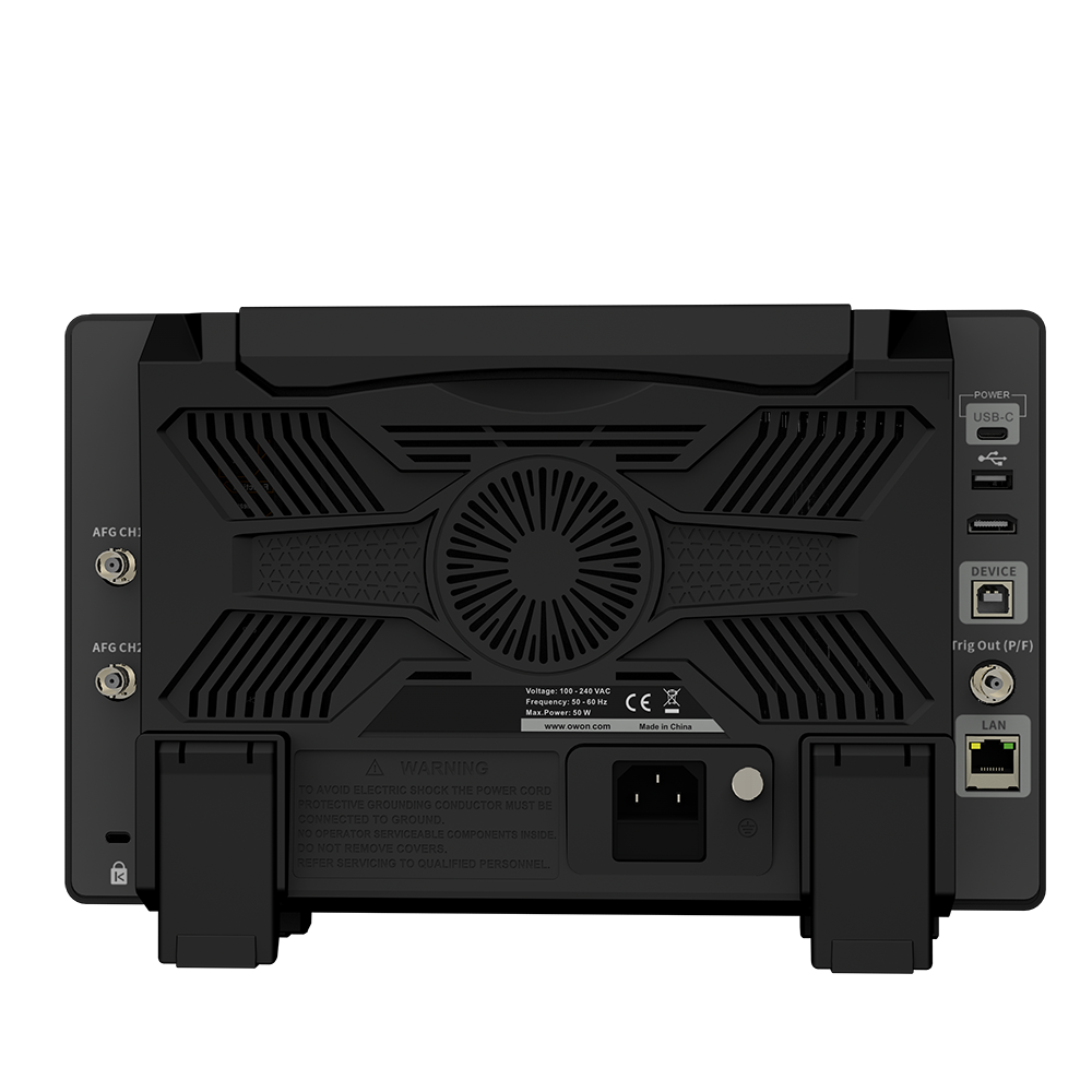 Owon ADS3204A 200 MHz 4 Kanal 2.5GSa/s 12 Bit Multi-Fonksiyonel Dijital Osiloskop