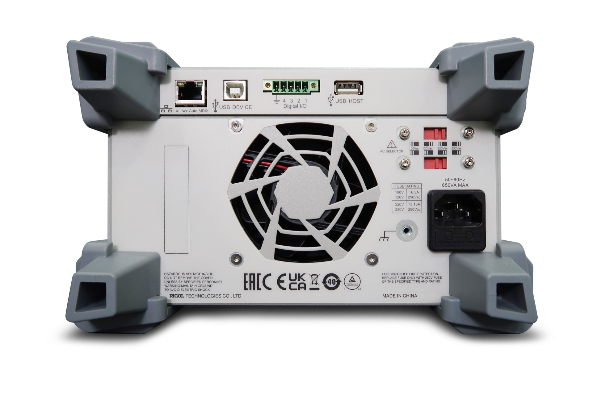 Rigol DP932A 210W 3 İzole Çıkışlı (CH1 / CH2: 0 - 32V-/ 0-3A CH3: 0-6V / 0-3A) Programlanabilir DC Güç Kaynağı