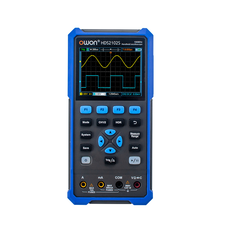 Owon HDS2102S 100 MHz 2 Kanal 500MSa/s El Tipi Dijital Osiloskop