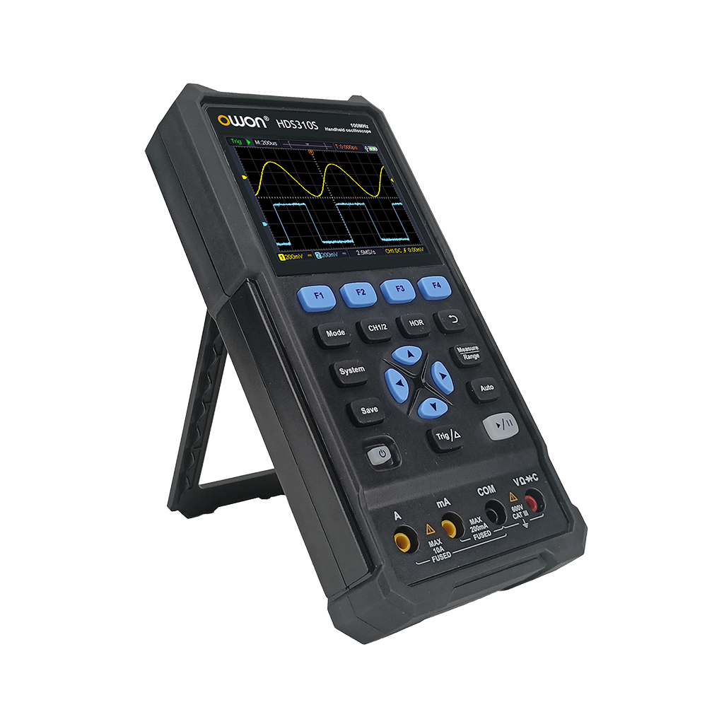 Owon HDS310S 100 MHz 2+1 Kanal 500MSa/s El Tipi Dijital Osiloskop
